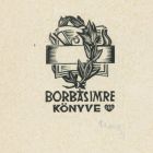 Ex-libris (bookplate) - Book of Imre Borbás