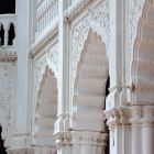 Architectural photograph - arches of the exhibition hall, Museum of Applied Arts