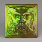 Wall tile - With faun mask