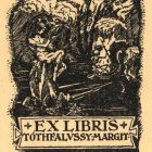 Ex-libris (bookplate) - Margit Tóthfalussy