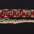 Fabric fragment - Fragment of tapestry neck band and clavus