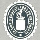 Ex-libris (bookplate) - Ernesti Koós de Erdőbénye