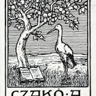Ex-libris (bookplate) - Book of A. Czakó