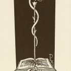 Ex-libris (bookplate) - doctoris Albertii Éltető