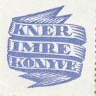 Ex-libris (bookplate) - The book of Imre Kner