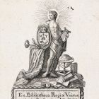 Ex-libris (bookplate) - Library of the Royal University of Buda