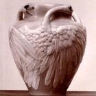 Photograph - Vase with embossed swans, coloured porcelain, Paris Universal Exposition 1900, Rörstrands Porslinsfabriker