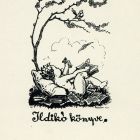 Ex-libris (bookplate) - The book of Ildikó