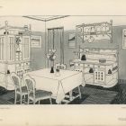 Design sheet - design for dining room interior