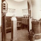 Exhibition photograph - music room with Ede Telcs' Beethoven sculpture, Milan Universal Exposition 1906