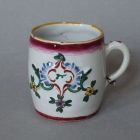 Mug - With modelled and painted decoration