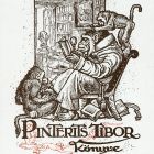 Ex-libris (bookplate) - Book of Tibor Pinterits