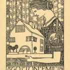 Ex-libris (bookplate) - From the books of Emil Ágoston