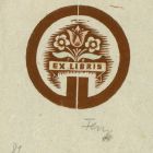 Ex-libris (bookplate) - GG