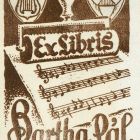 Ex-libris (bookplate) - Pál Bartha