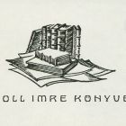 Ex-libris (bookplate) - Book of Imre Holl (ipse)