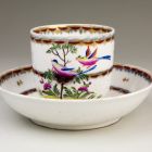 Cup and saucer - With nesting pair of birds