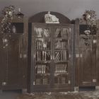 Exhibition photograph - bookcase, Exhibition of Interior Design, 1911.