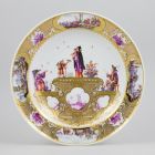 Plate - With chinoiserie scenes