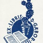 Ex-libris (bookplate) - Ili D. Gábor