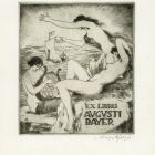 Ex-libris (bookplate) - Augustus Bayer