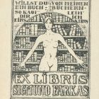 Ex-libris (bookplate) - Farkas Sigmund