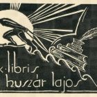 Ex-libris (bookplate) - Lajos Huszár