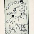 Ex-libris (bookplate) - Ferenc Einczinger