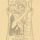 Ex-libris (bookplate) - Fritz Schwartz
