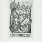Ex-libris (bookplate) - Louis Burgers