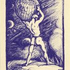 Ex-libris (bookplate) - Sándor Farkasfalvi Farkass