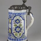 Tankard with pewter lid