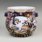 Flower pot - With chinoiserie decoration