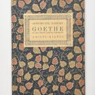 Book - Csöndes, Pál: Koszorú Goethe és más német költők verseiből. Budapest, 1923