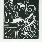 Ex-libris (bookplate) - Dr. I (stván) Lustig