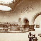 Exhibition photograph - entrance hall of the Hungarian Pavilion, Milan Universal Exposition 1906