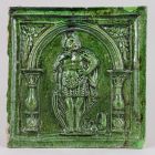 Stove tile - With the figure of King David