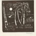 Ex-libris (bookplate) - Dr. Sándor Vág