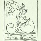 Ex-libris (bookplate) - Imre Bloch