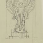 Drawing - cherub from side views