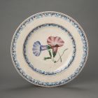 Plate - With morning glories