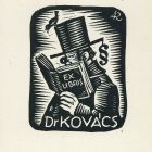 Ex-libris (bookplate) - Dr. Kovács