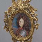 Miniature portrait - Portrait of Louis XIV. King of France