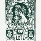 Ex-libris (bookplate) - Lotz Corneliae