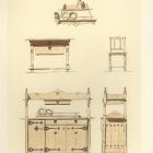 Design sheet - design for dining room furniture