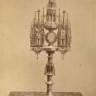 Photograph - late Gothic monstrance from the collection of the collection chapter's of Bratislava, at the Exhibition of Applied Arts, 1877