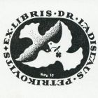 Ex-libris (bookplate) - Dr Ladislaus Petrikovits