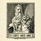 Ex-libris (bookplate) - Imre Kner