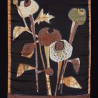 Textile image - Poppy flowers