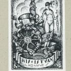 Ex-libris (bookplate) - The book of István Kis